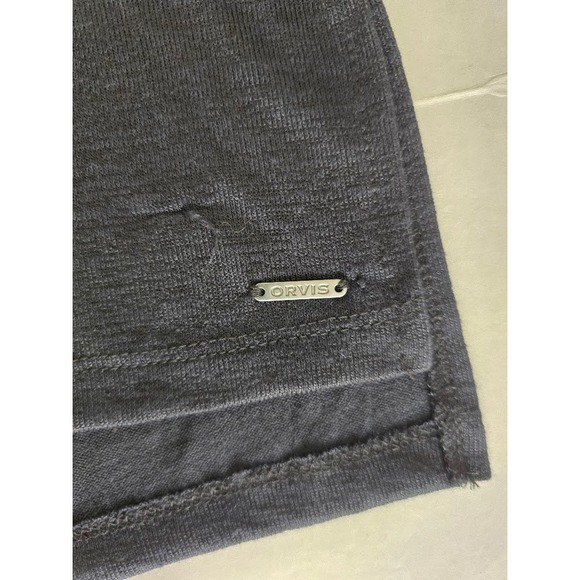 ORVIS Classic Collection Women's XXL Navy Blue V-Neck Knit Top Shirt SEE PICS - Picture 9 of 10